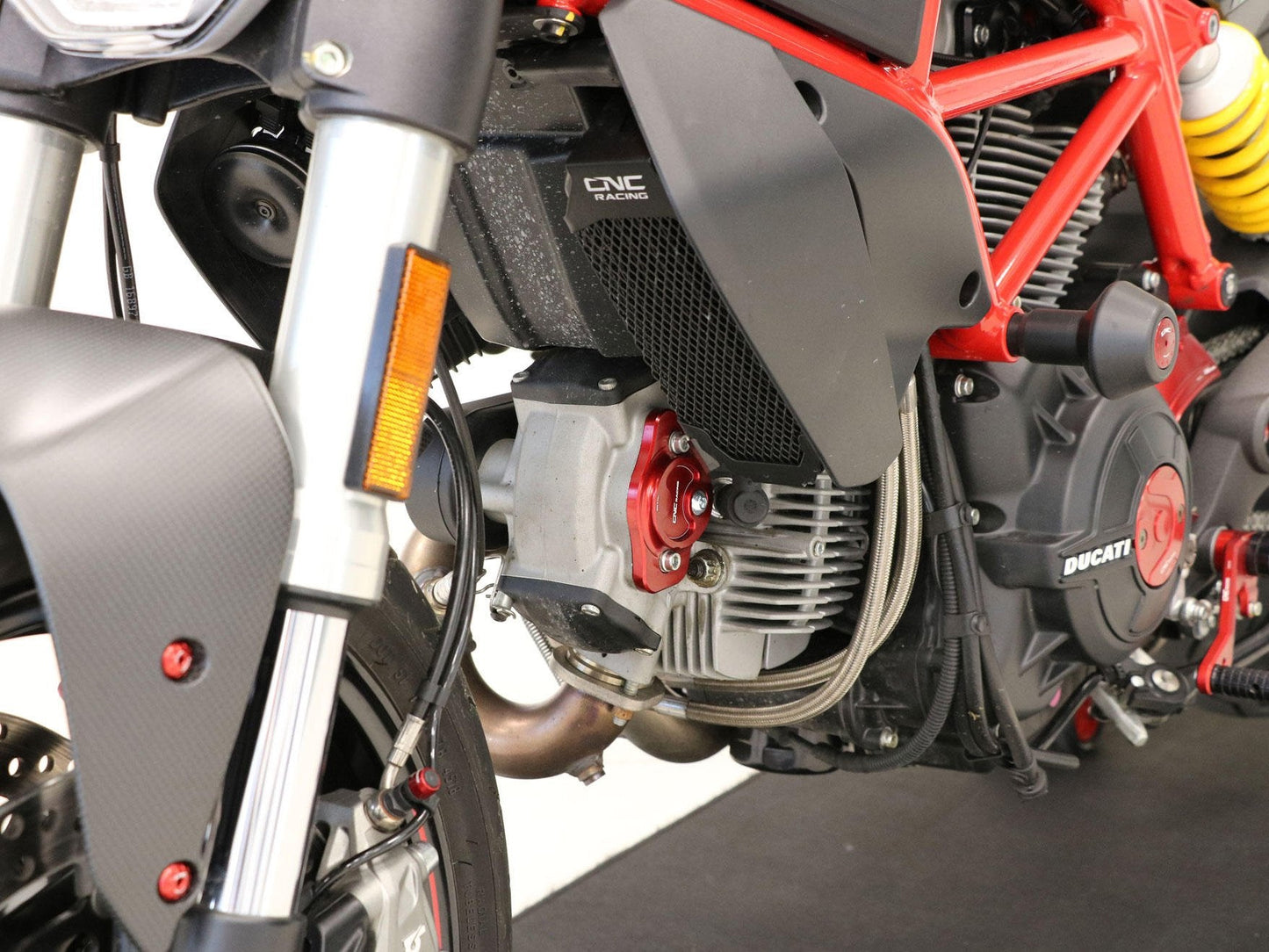 RA060 - CNC RACING Ducati Monster 797 Radiator Guard – Accessories in the Factory Racing Motorcycle Aftermarket Accessories and Parts Online Shop