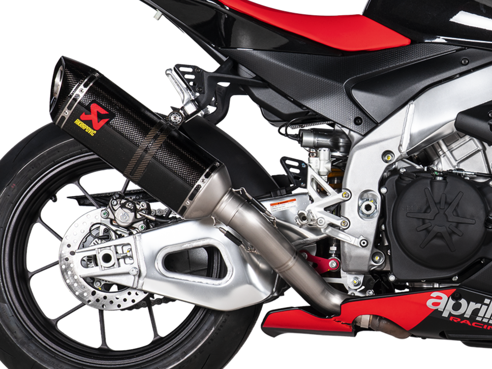 AKRAPOVIC S-A10SO13-RC Aprilia RSV4 / Tuono V4 (2021+) Slip-on Exhaust (carbon) – Accessories in the 2WheelsHero Motorcycle Aftermarket Accessories and Parts Online Shop
