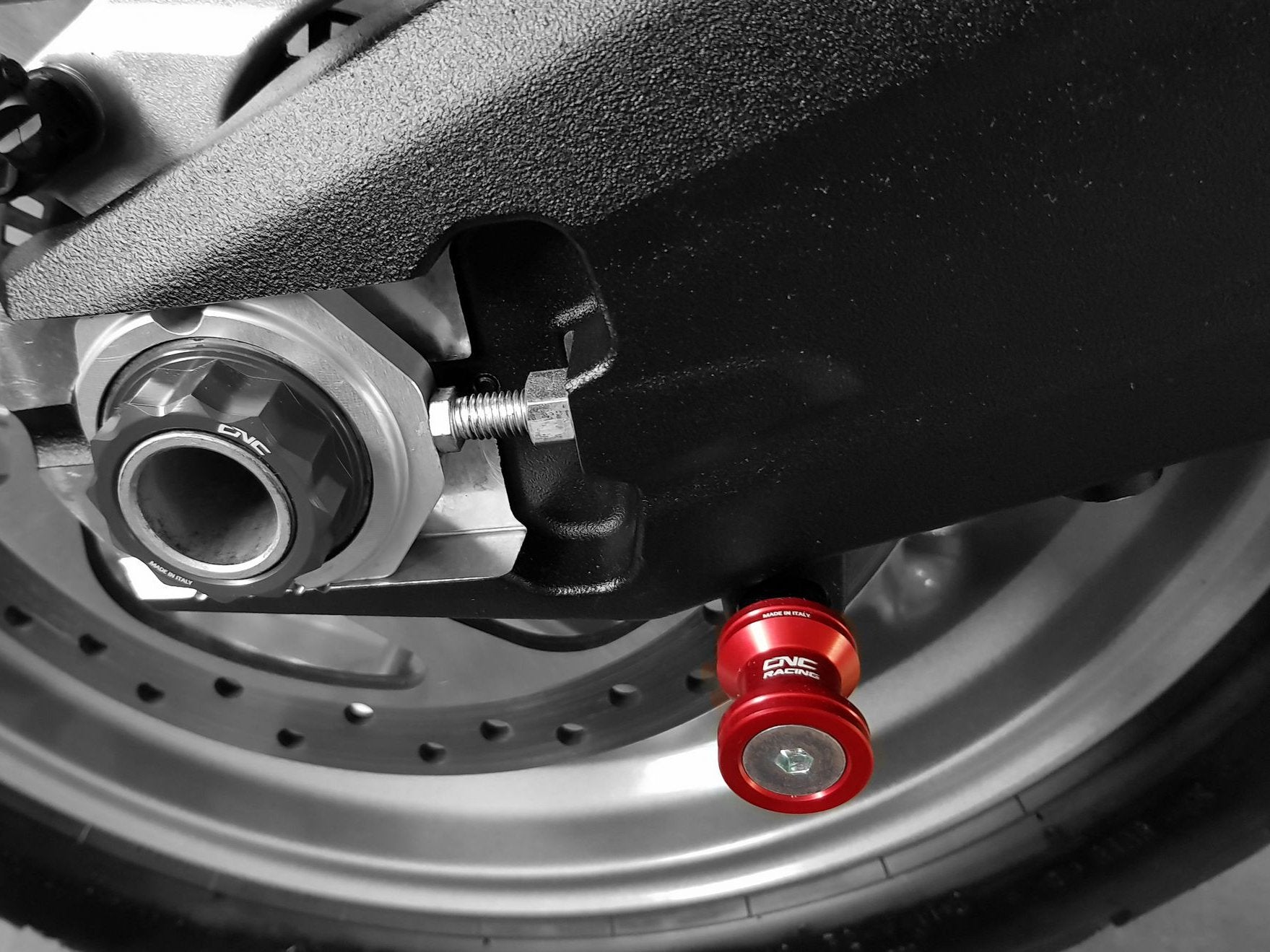 SC195 - CNC RACING Ducati Hypermotard 698 Mono / Multistrada Swingarm Spools – Accessories in the Factory Racing Motorcycle Aftermarket Accessories and Parts Online Shop