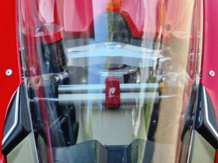 Ducati Panigale V4 (18/24) OHLINS Steering Damper + CNC RACING Mounting Kit – Accessories in the Factory Racing Motorcycle Aftermarket Accessories and Parts Online Shop