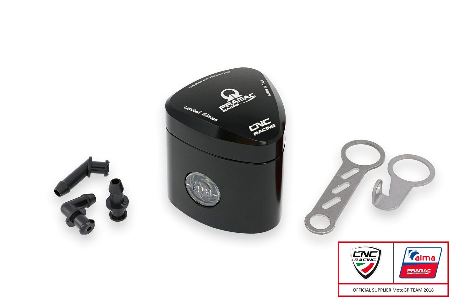 SE500PR - CNC RACING Universal 12 ml Rear Brake Fluid Tank "Rebel" (Pramac Racing edition)