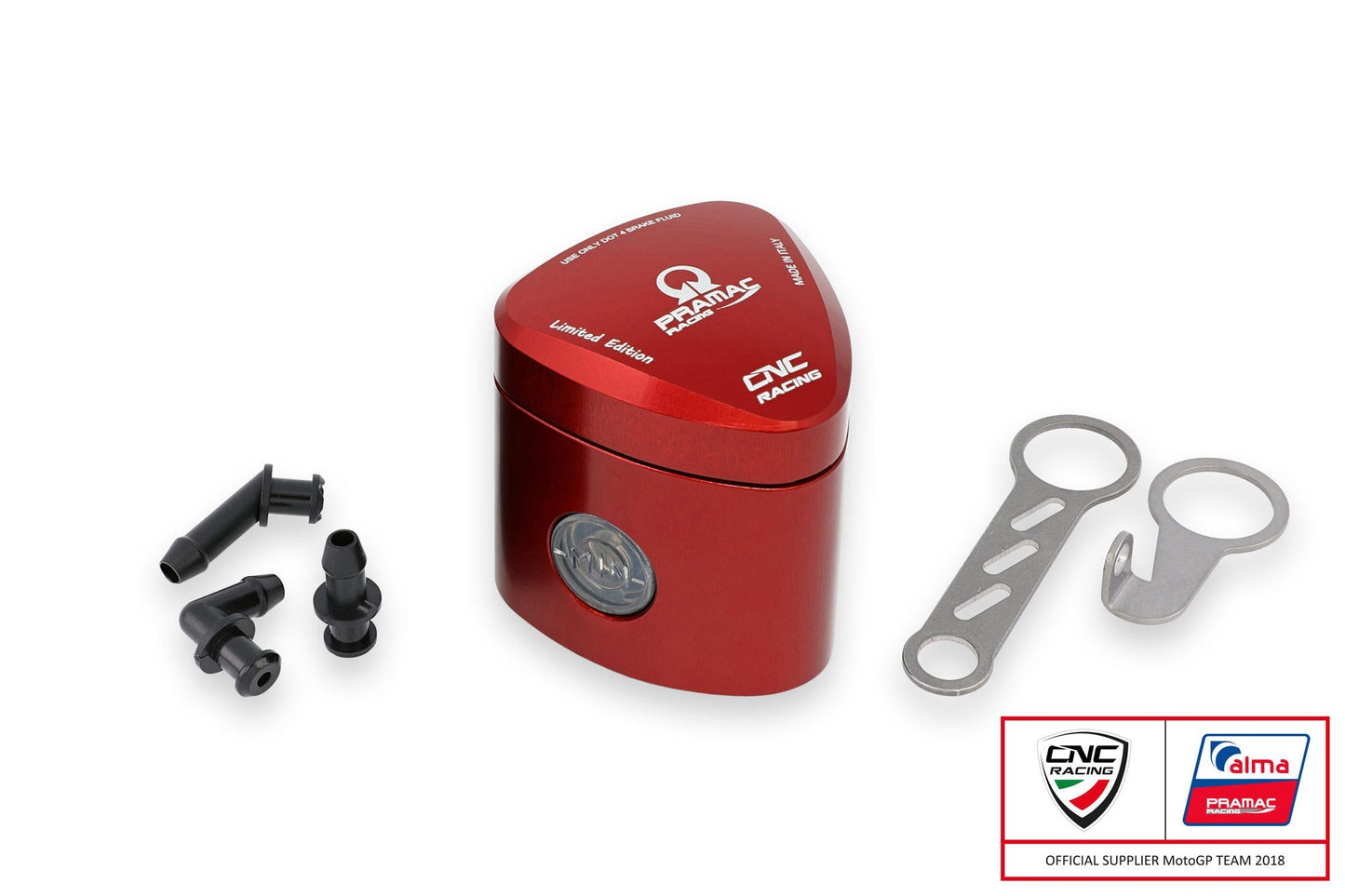 SE500PR - CNC RACING Universal 12 ml Rear Brake Fluid Tank "Rebel" (Pramac Racing edition)