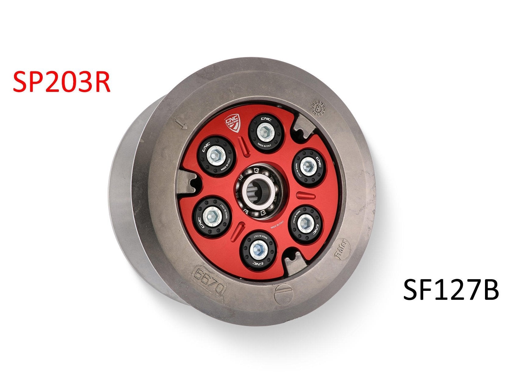 SP203 - CNC RACING Ducati Oil Bath Clutch Pressure Plate – Accessories in the Factory Racing Motorcycle Aftermarket Accessories and Parts Online Shop