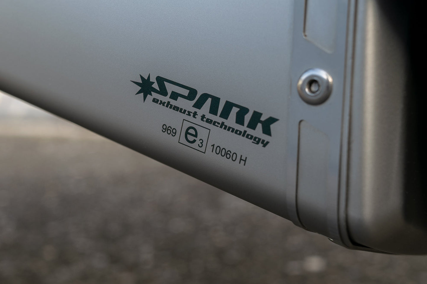 SPARK GTR0503 Triumph Street Triple 765 (20/22) Titanium 3/4 Exhaust System "GRID-O" (approved; black box)