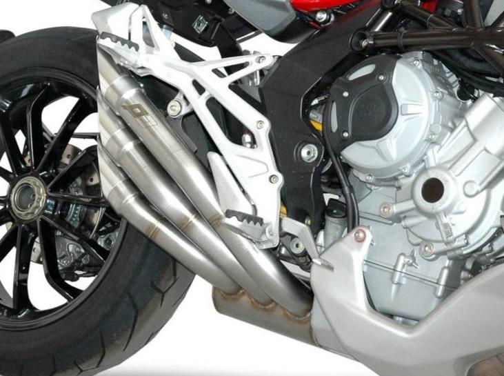 QD EXHAUST MV Agusta Turismo Veloce Triple Slip-on Exhaust "Power Gun" (silver; EU homologated) – Accessories in the 2WheelsHero Motorcycle Aftermarket Accessories and Parts Online Shop