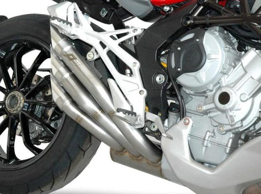 QD EXHAUST MV Agusta Turismo Veloce Triple Slip-on Exhaust "Power Gun" (silver; EU homologated) – Accessories in the 2WheelsHero Motorcycle Aftermarket Accessories and Parts Online Shop