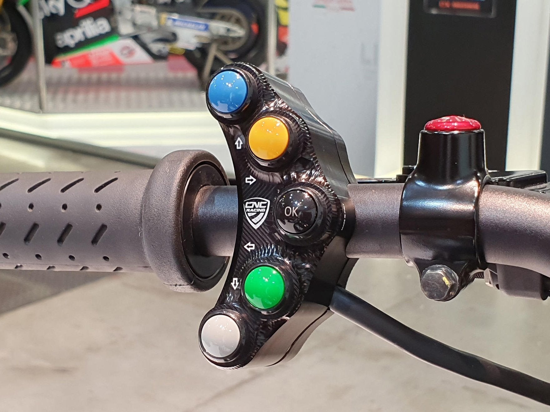 SWA05 - CNC RACING Aprilia RSV4 / Tuono V4 Left Handlebar Switch (racing edition) – Accessories in the Factory Racing Motorcycle Aftermarket Accessories and Parts Online Shop