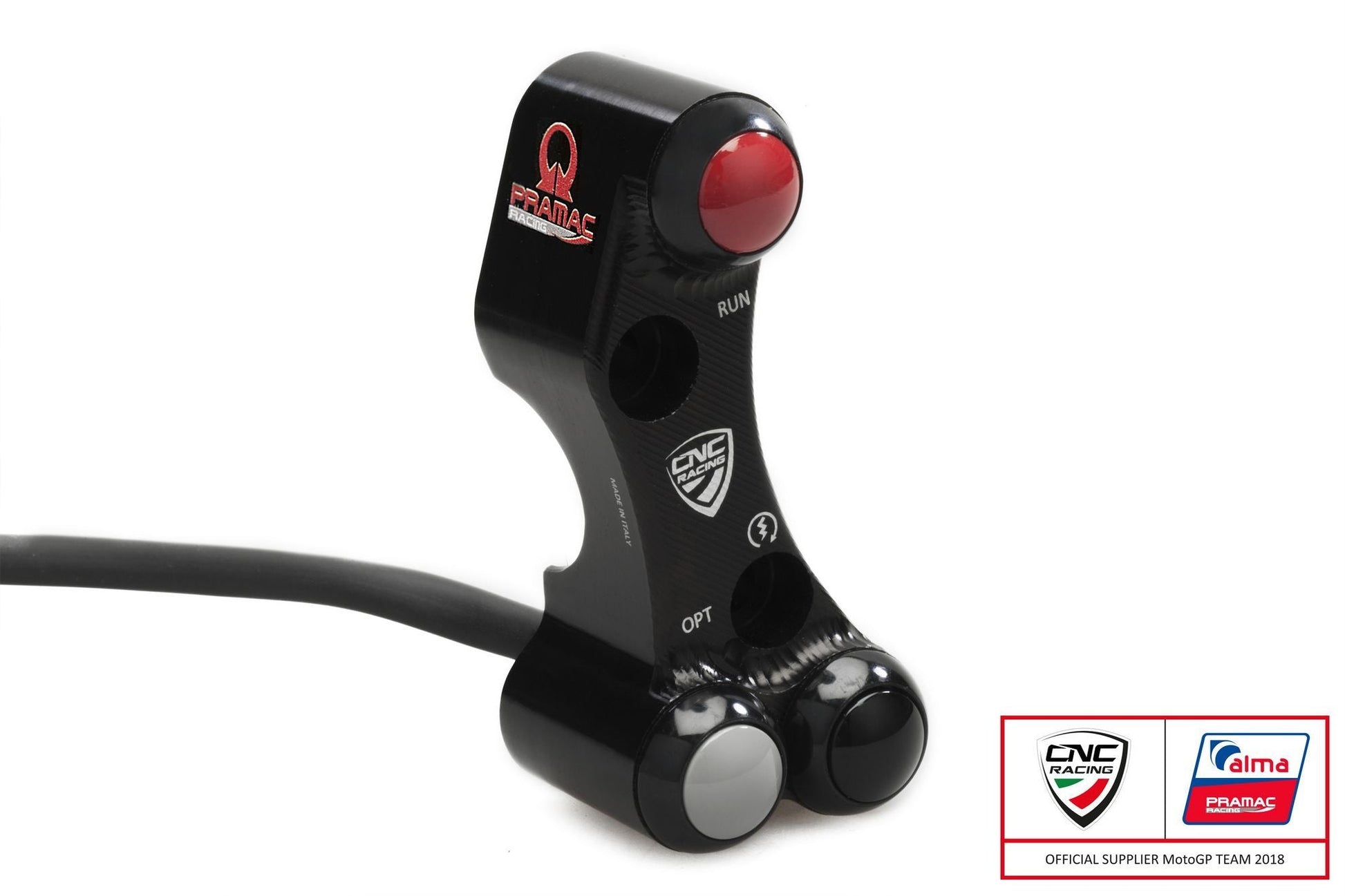 SWD06PR - CNC RACING Ducati Right Handlebar Switch (for Brembo billet CNC and forged; Pramac edition) – Accessories in the Factory Racing Motorcycle Aftermarket Accessories and Parts Online Shop