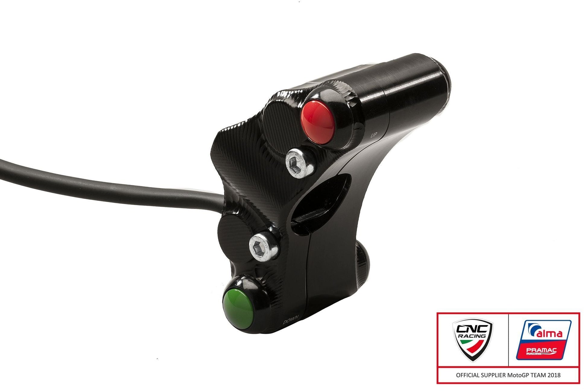 SWD08PR - CNC RACING Ducati Superbike 1098/1198/848 7 Buttons Left Handlebar Switch (street; Pramac edition) – Accessories in the Factory Racing Motorcycle Aftermarket Accessories and Parts Online Shop