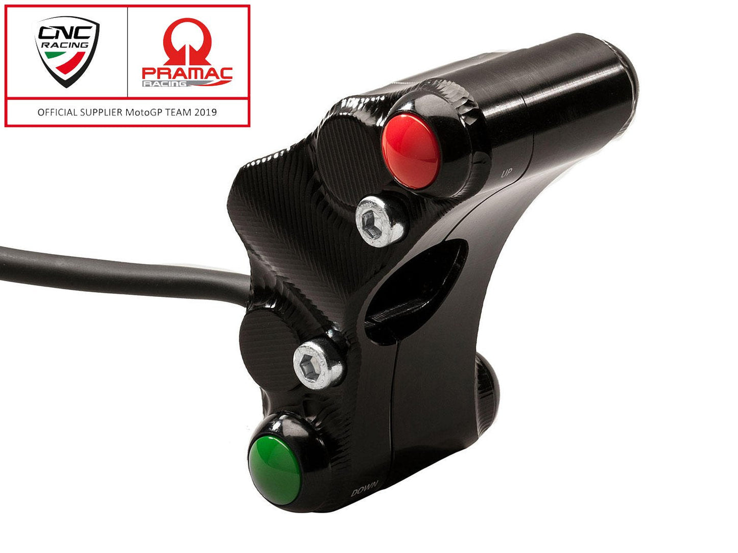 SWD08PR - CNC RACING Ducati Superbike 1098/1198/848 7 Buttons Left Handlebar Switch (street; Pramac edition) – Accessories in the Factory Racing Motorcycle Aftermarket Accessories and Parts Online Shop