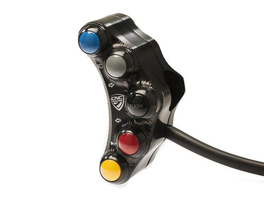 SWD08 - CNC RACING Ducati Superbike 1098/1198/848 7 Buttons Left Handlebar Switch (street) – Accessories in the Factory Racing Motorcycle Aftermarket Accessories and Parts Online Shop