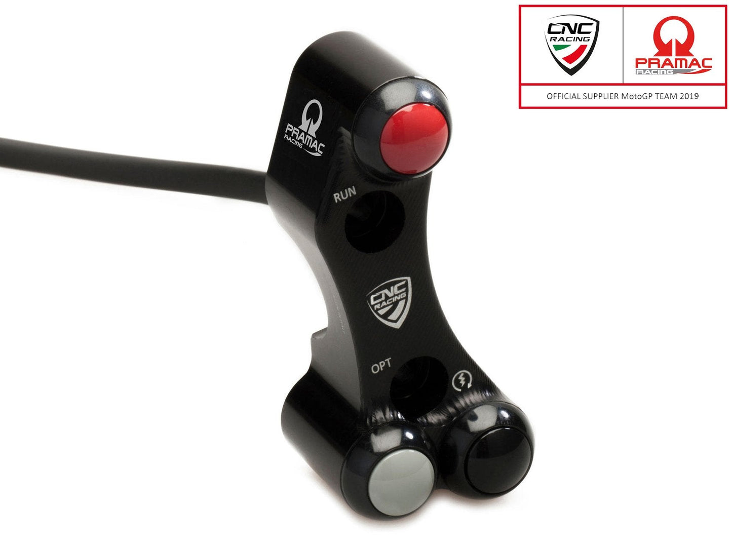 SWD09PR - CNC RACING Ducati Superbike 1098/1198/848 Right Handlebar Switch (for OEM and RCS Brembo; Pramac edition) – Accessories in the Factory Racing Motorcycle Aftermarket Accessories and Parts Online Shop