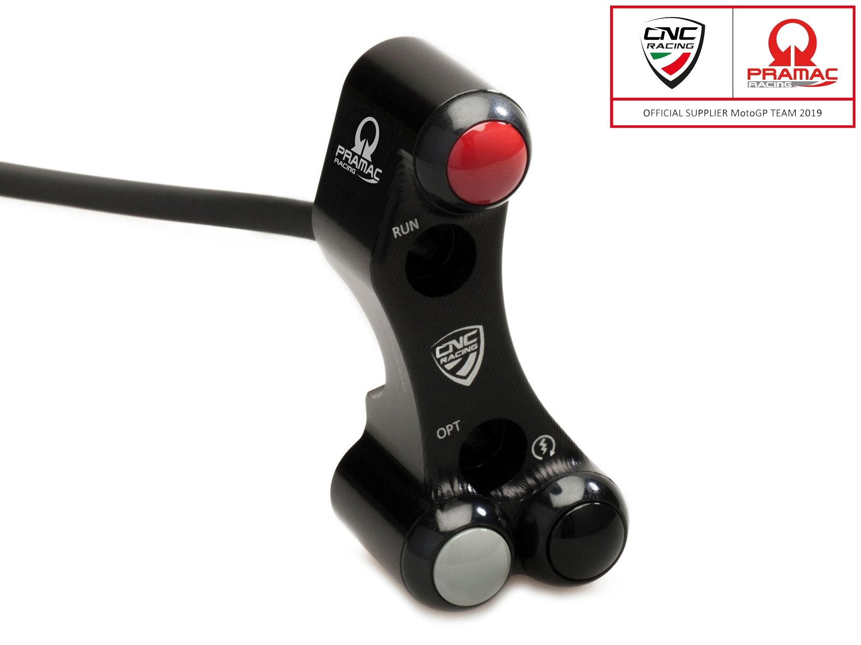 SWD09PR - CNC RACING Ducati Superbike 1098/1198/848 Right Handlebar Switch (for OEM and RCS Brembo; Pramac edition) – Accessories in the Factory Racing Motorcycle Aftermarket Accessories and Parts Online Shop