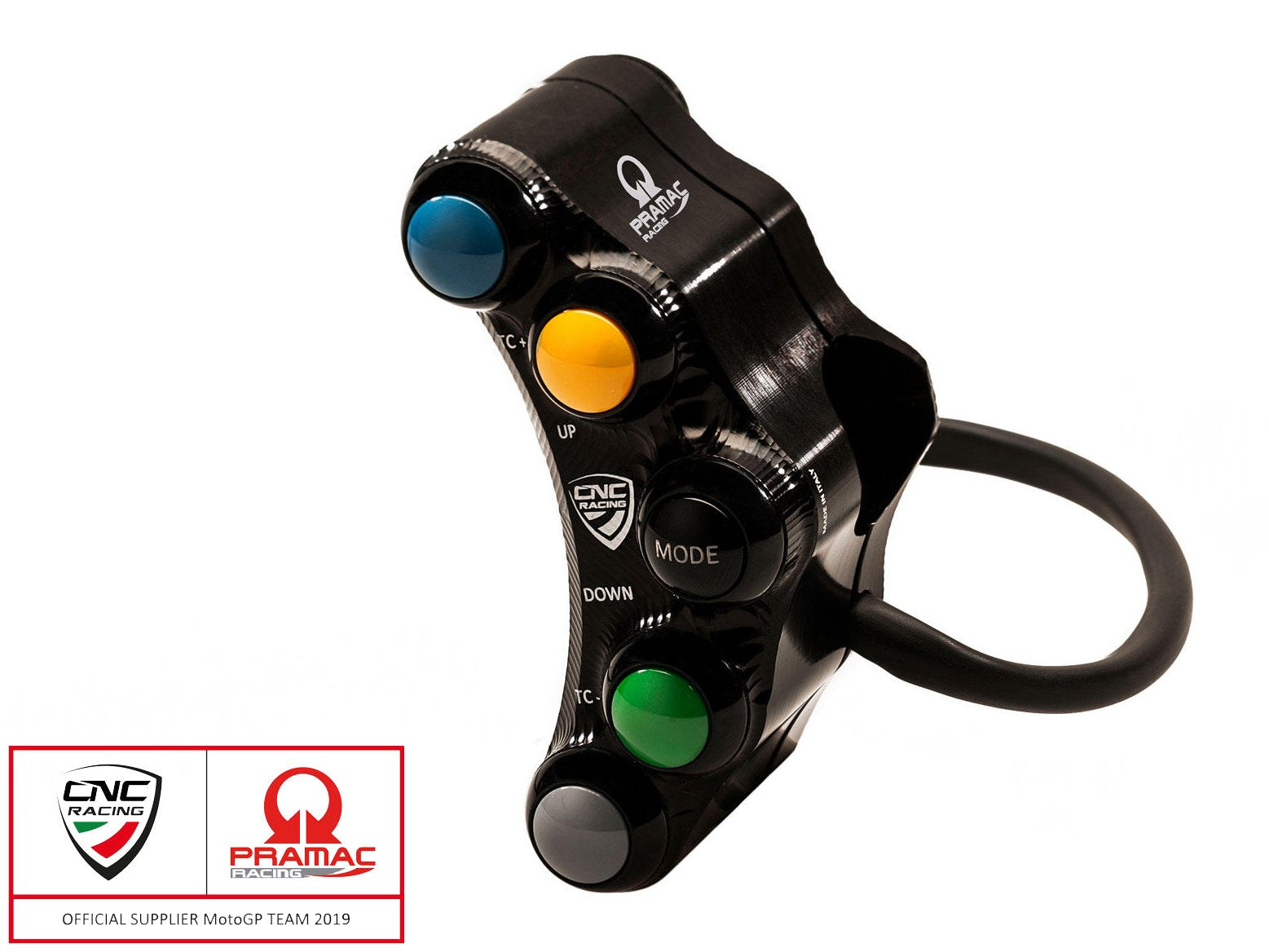 SWD12PR - CNC RACING Ducati Panigale V4 (18/24) 7 Buttons Left Handlebar Switch (racing; Pramac edition) – Accessories in the Factory Racing Motorcycle Aftermarket Accessories and Parts Online Shop