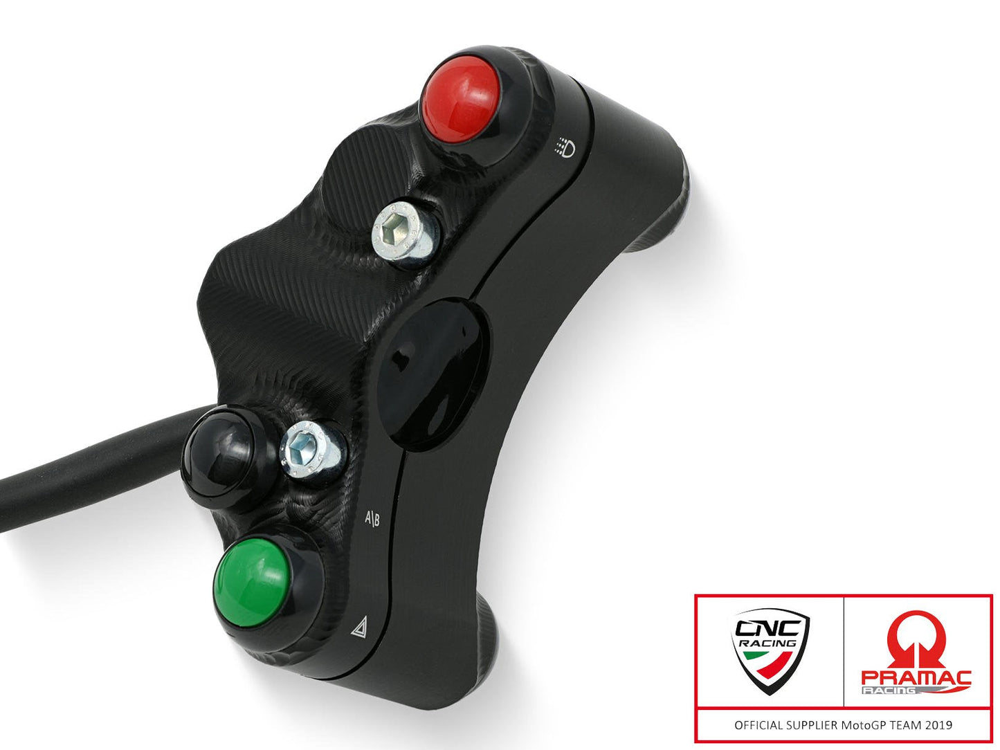 SWD13PR - CNC RACING Ducati Panigale V4 / Streetfighter 8 Buttons Left Handlebar Switch (Pramac edition; street)