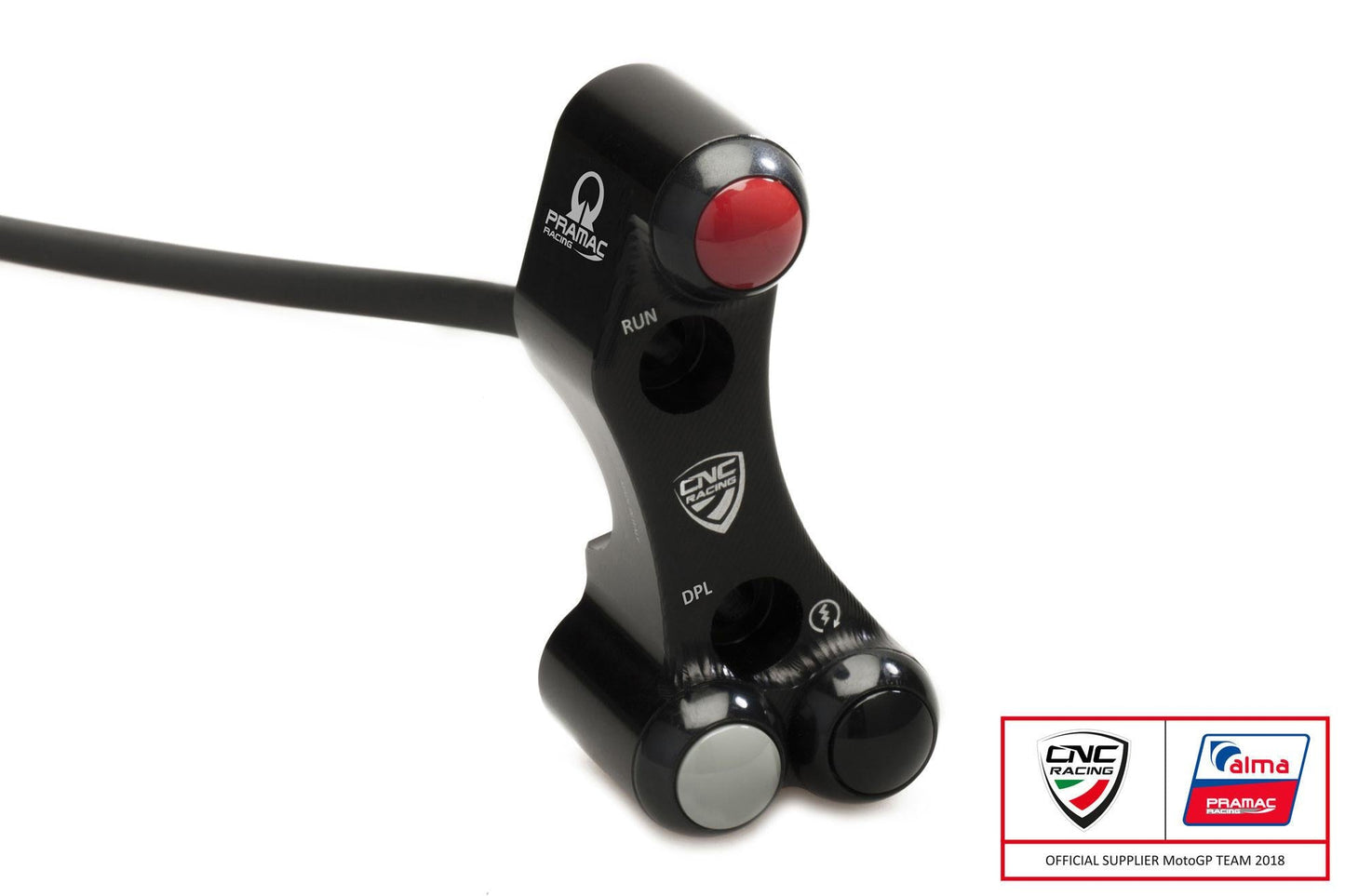 SWD14PR - CNC RACING Ducati Panigale V4 (18/24) Right Handlebar Switch (for OEM & RCS Brembo; Pramac edition) – Accessories in the Factory Racing Motorcycle Aftermarket Accessories and Parts Online Shop