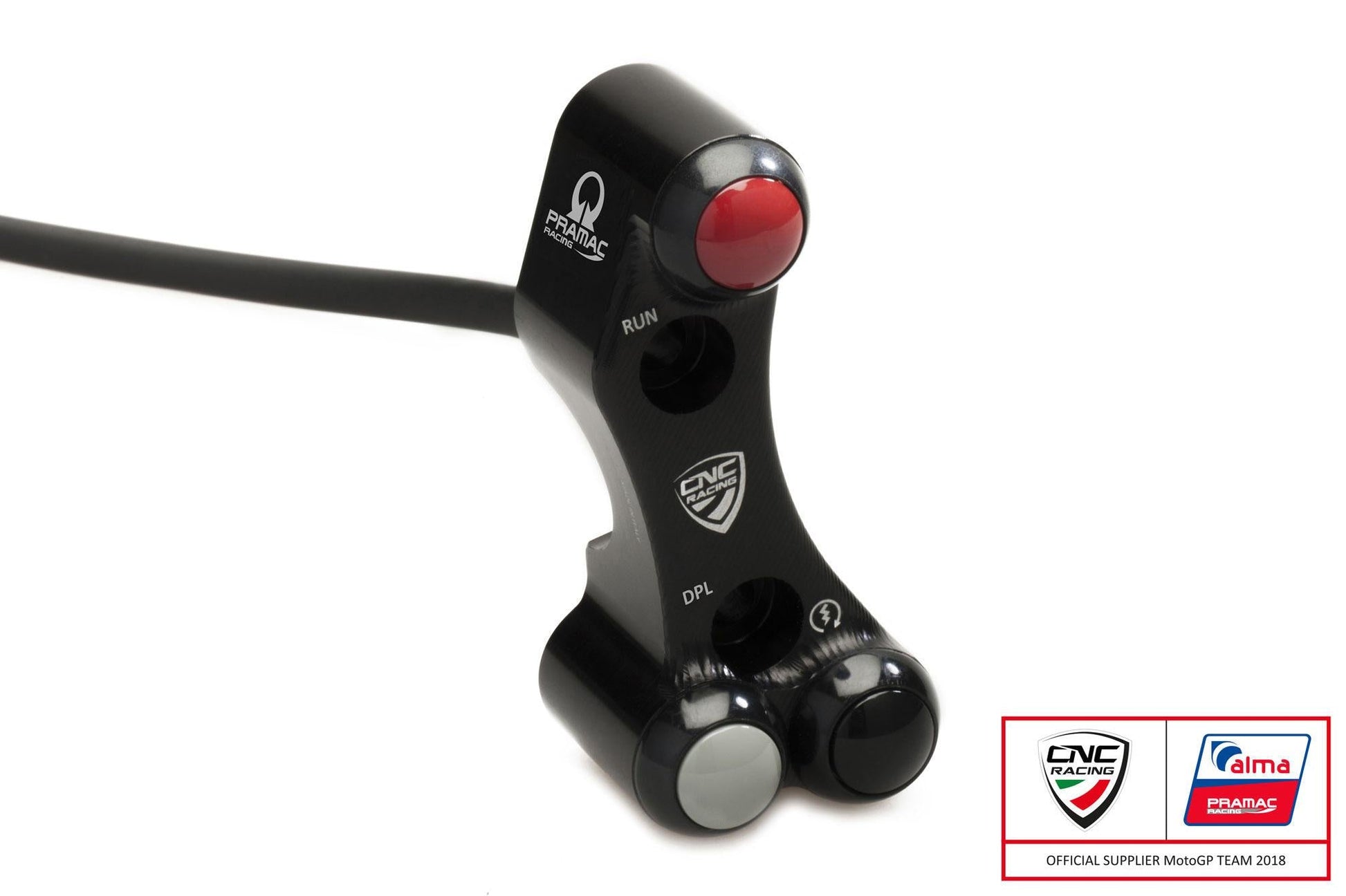 SWD14PR - CNC RACING Ducati Panigale V4 (18/24) Right Handlebar Switch (for OEM & RCS Brembo; Pramac edition) – Accessories in the Factory Racing Motorcycle Aftermarket Accessories and Parts Online Shop