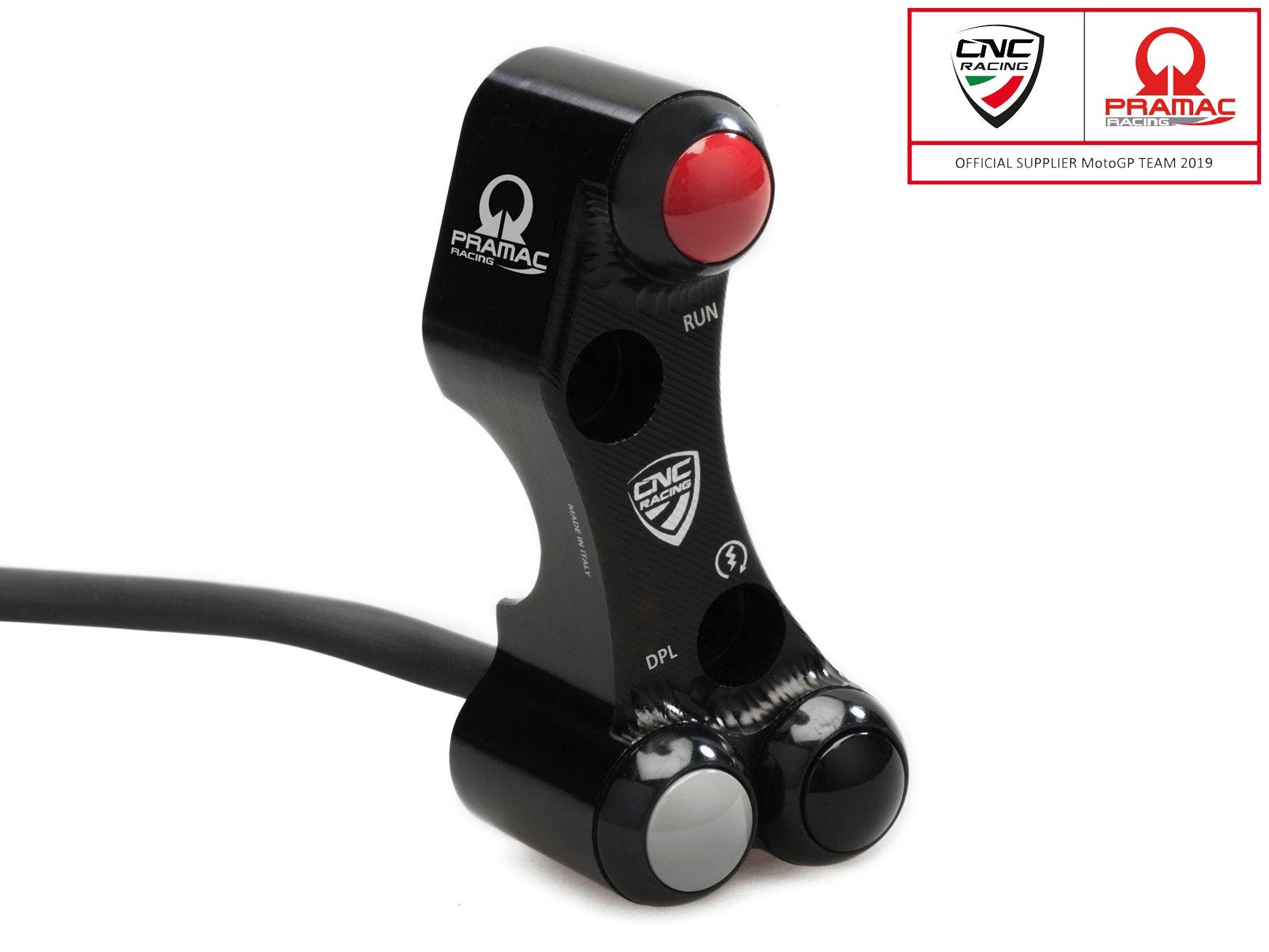 SWD15PR - CNC RACING Ducati Panigale V4 (18/24) Right Handlebar Switch (for Brembo billet CNC and forged; Pramac edition) – Accessories in the Factory Racing Motorcycle Aftermarket Accessories and Parts Online Shop