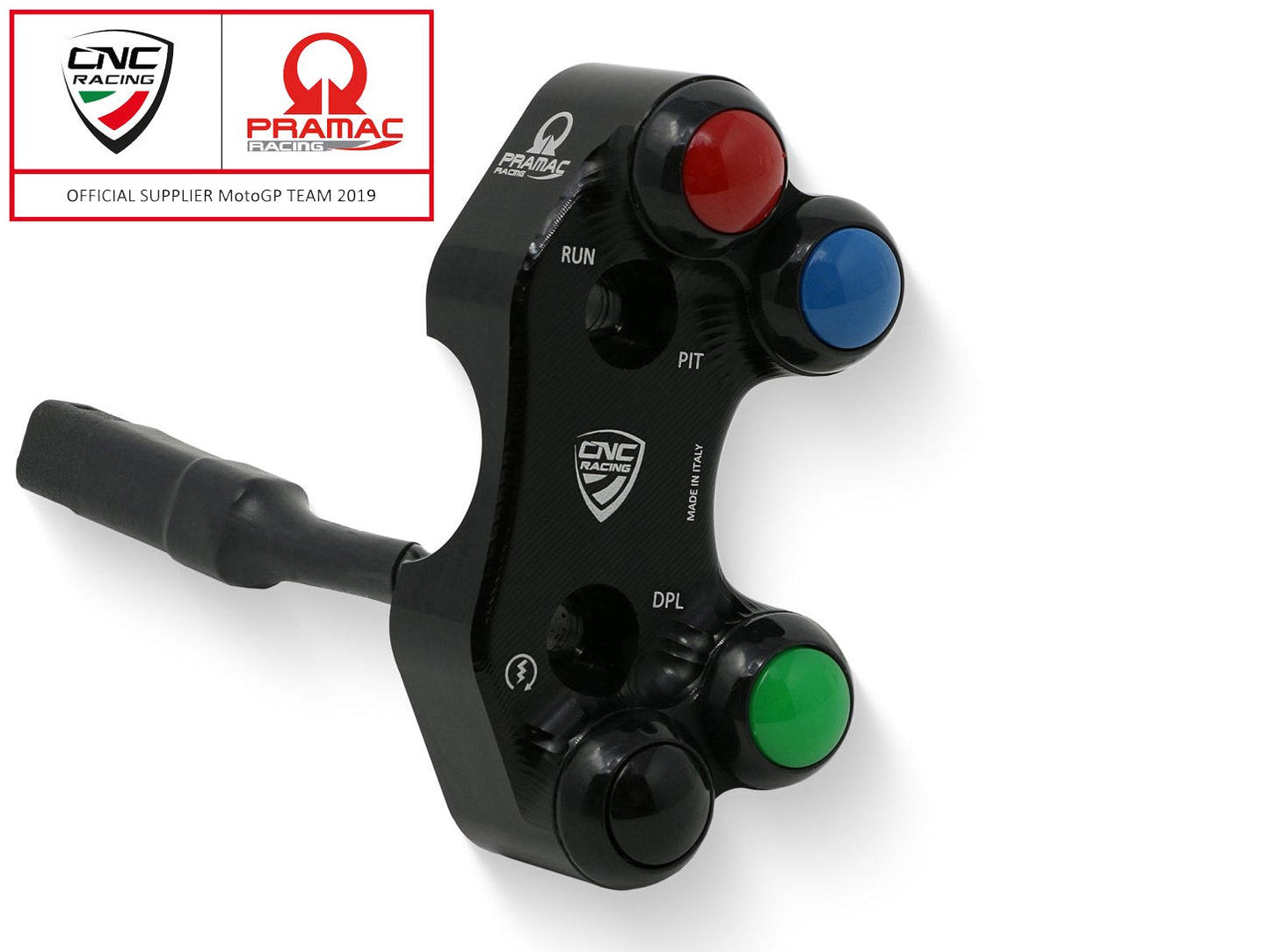 SWD16PR - CNC RACING Ducati Panigale V4R Right Handlebar Switch (for OEM & RCS Brembo; Pramac edition)