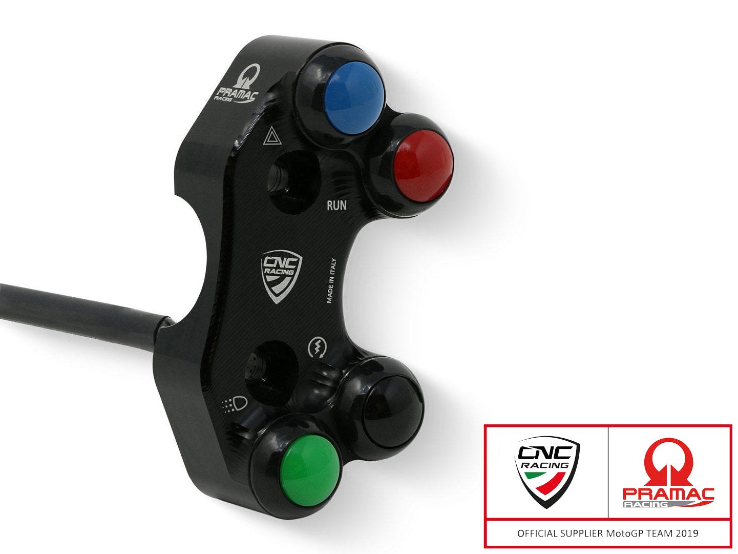 SWD19PR - CNC RACING Ducati Right Handlebar Switch (for OEM and RCS Brembo; Pramac edition)