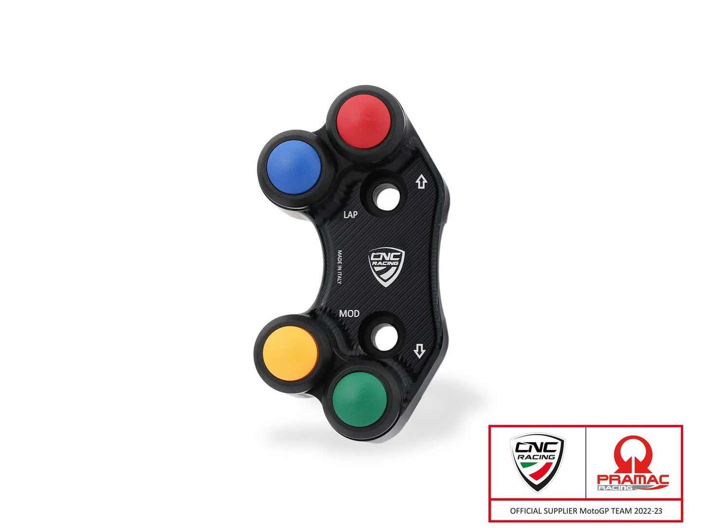 SWD22PR - CNC RACING Ducati Panigale V2 (20/24) Left Handlebar Switch (racing; Pramac edition) – Accessories in the Factory Racing Motorcycle Aftermarket Accessories and Parts Online Shop