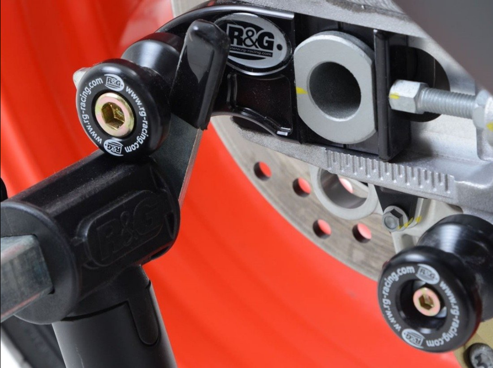 CR0030 - R&G RACING Aprilia RSV4 / Tuono V4 (2009+) Paddock Stand Bobbins (M10; offset)