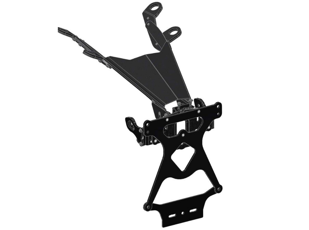 PRT04 - DUCABIKE Ducati Monster 1200 (14/16) Adjustable License Plate Holder