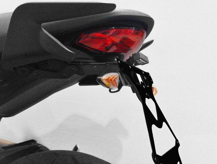 PRT07 - DUCABIKE Ducati Monster 821 (14/17) Adjustable License Plate Holder (short)