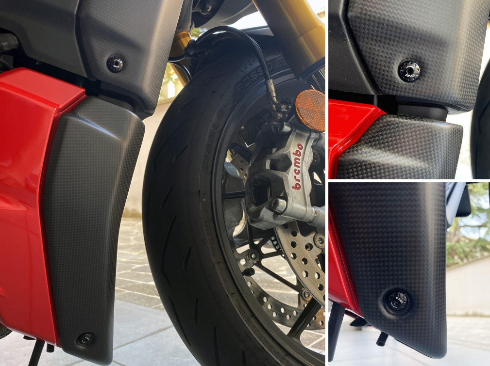 KV456 - CNC RACING Ducati Streetfighter V4 Radiator Side Panels Screws – Accessories in the Factory Racing Motorcycle Aftermarket Accessories and Parts Online Shop