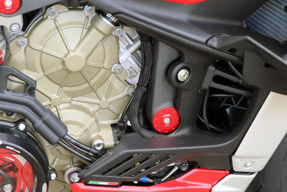 TT360 - CNC RACING Ducati Streetfighter V4 (20/24) Frame Plugs – Accessories in the Factory Racing Motorcycle Aftermarket Accessories and Parts Online Shop