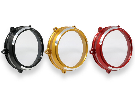 CA210S - CNC RACING Ducati Streetfighter V4 Clear Clutch Cover (bi-color) + Conversion Kit – Accessories in the Factory Racing Motorcycle Aftermarket Accessories and Parts Online Shop