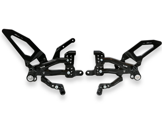 PE409 - CNC RACING Ducati Streetfighter V4 Adjustable Rearset – Accessories in the Factory Racing Motorcycle Aftermarket Accessories and Parts Online Shop