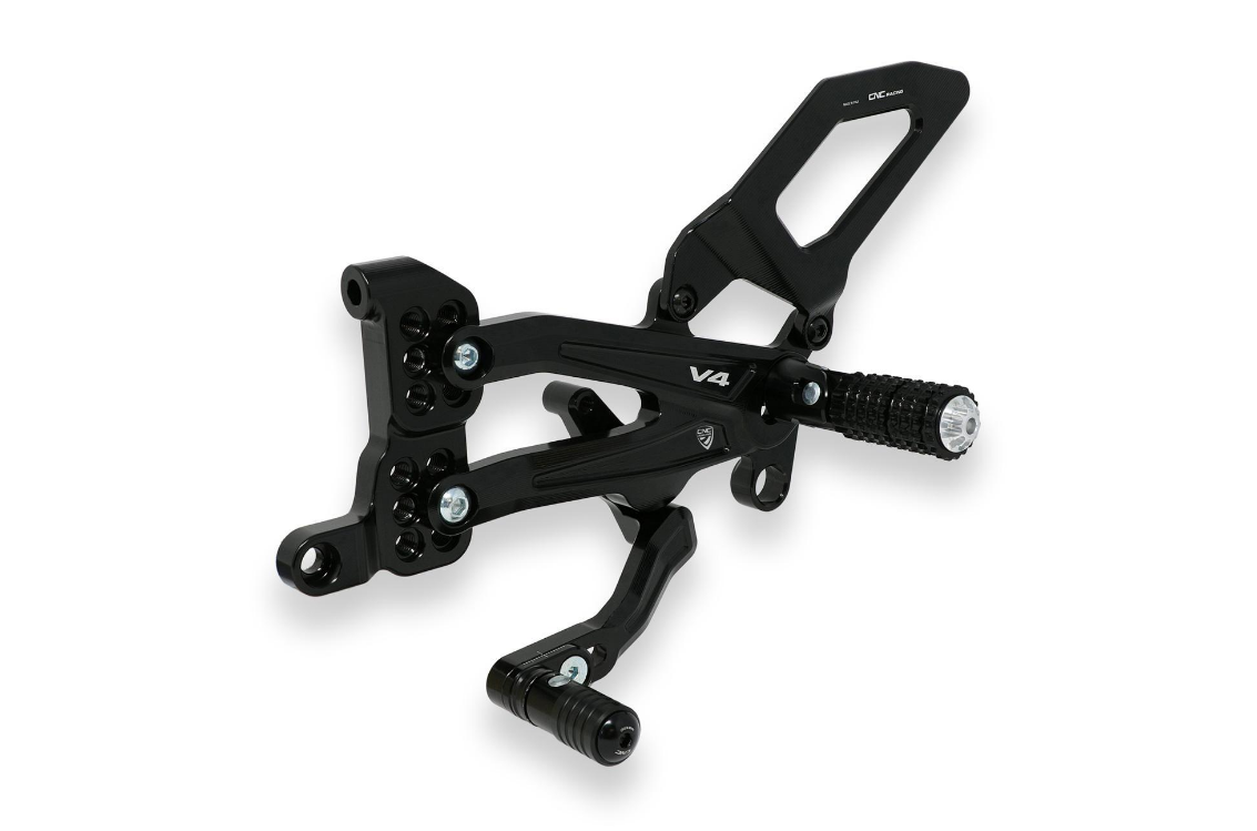 PE409 - CNC RACING Ducati Streetfighter V4 Adjustable Rearset – Accessories in the Factory Racing Motorcycle Aftermarket Accessories and Parts Online Shop