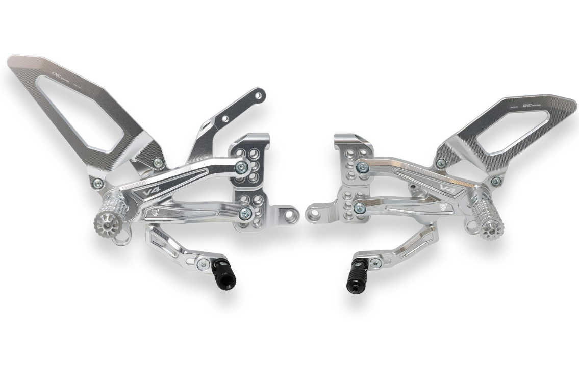 PE409 - CNC RACING Ducati Streetfighter V4 Adjustable Rearset – Accessories in the Factory Racing Motorcycle Aftermarket Accessories and Parts Online Shop