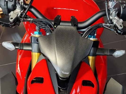 ZA987 - CNC RACING Ducati Streetfighter V4 (2020+) Carbon Wind Sport Screen – Accessories in the Factory Racing Motorcycle Aftermarket Accessories and Parts Online Shop
