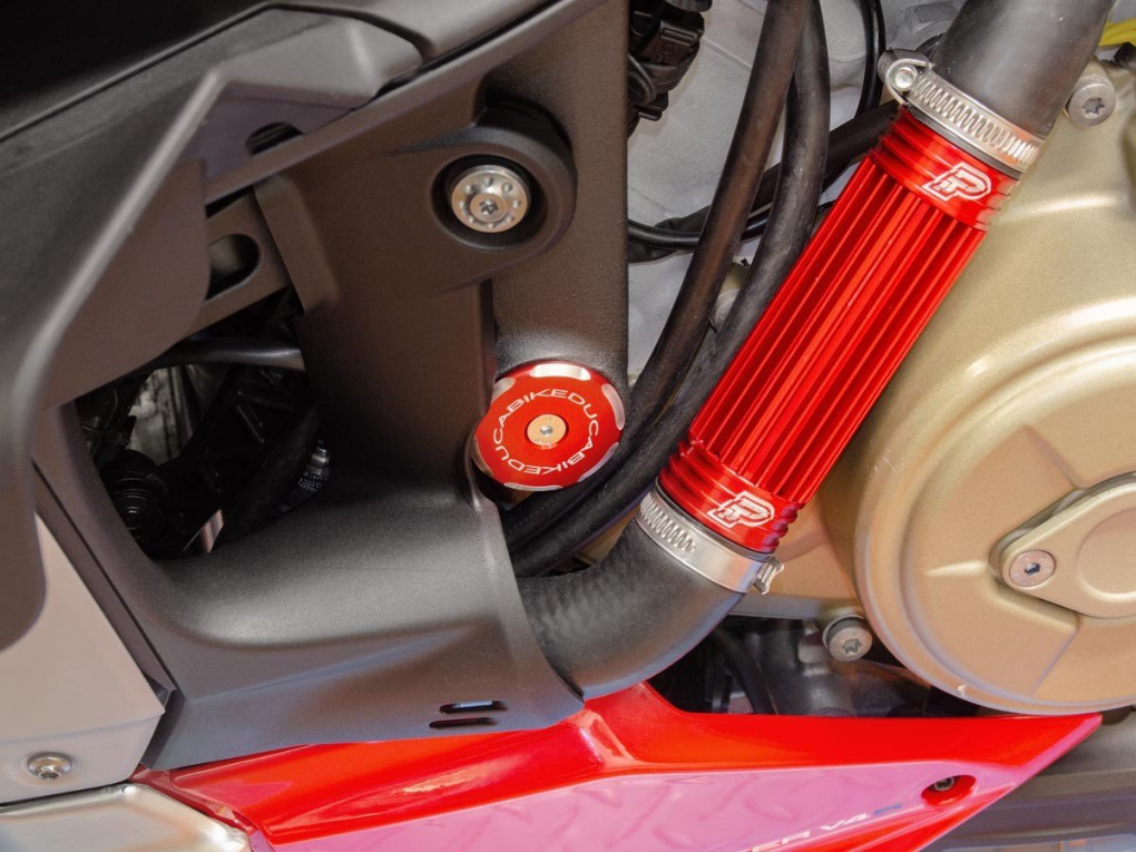 TTV402 - DUCABIKE Streetfighter V4 Frame Plugs (bi-color)
