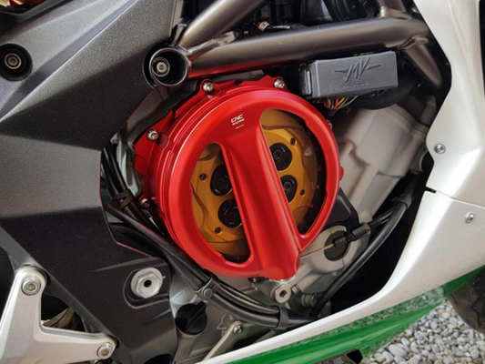 CA301 - CNC RACING MV Agusta Oil Bath Clear Clutch Cover (cable control) – Accessories in the Factory Racing Motorcycle Aftermarket Accessories and Parts Online Shop