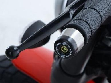 BE0090 - R&G RACING Ducati Scrambler / Suzuki Handlebar End Sliders