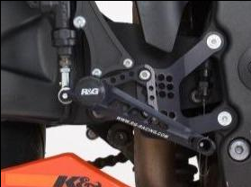RSET18 - R&G RACING Kawasaki ZX-6R (05/18) Adjustable Rearsets (racing)