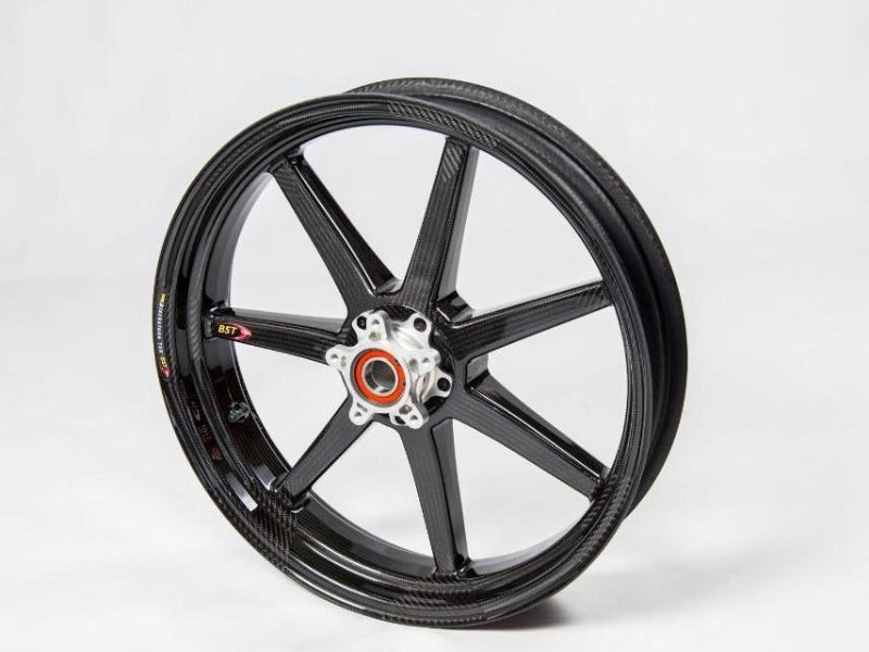 BST BMW S1000R / S1000RR Carbon Wheels "Mamba TEK" (front & offset rear, 7 straight spokes, silver hubs) – Accessories in the 2WheelsHero Motorcycle Aftermarket Accessories and Parts Online Shop