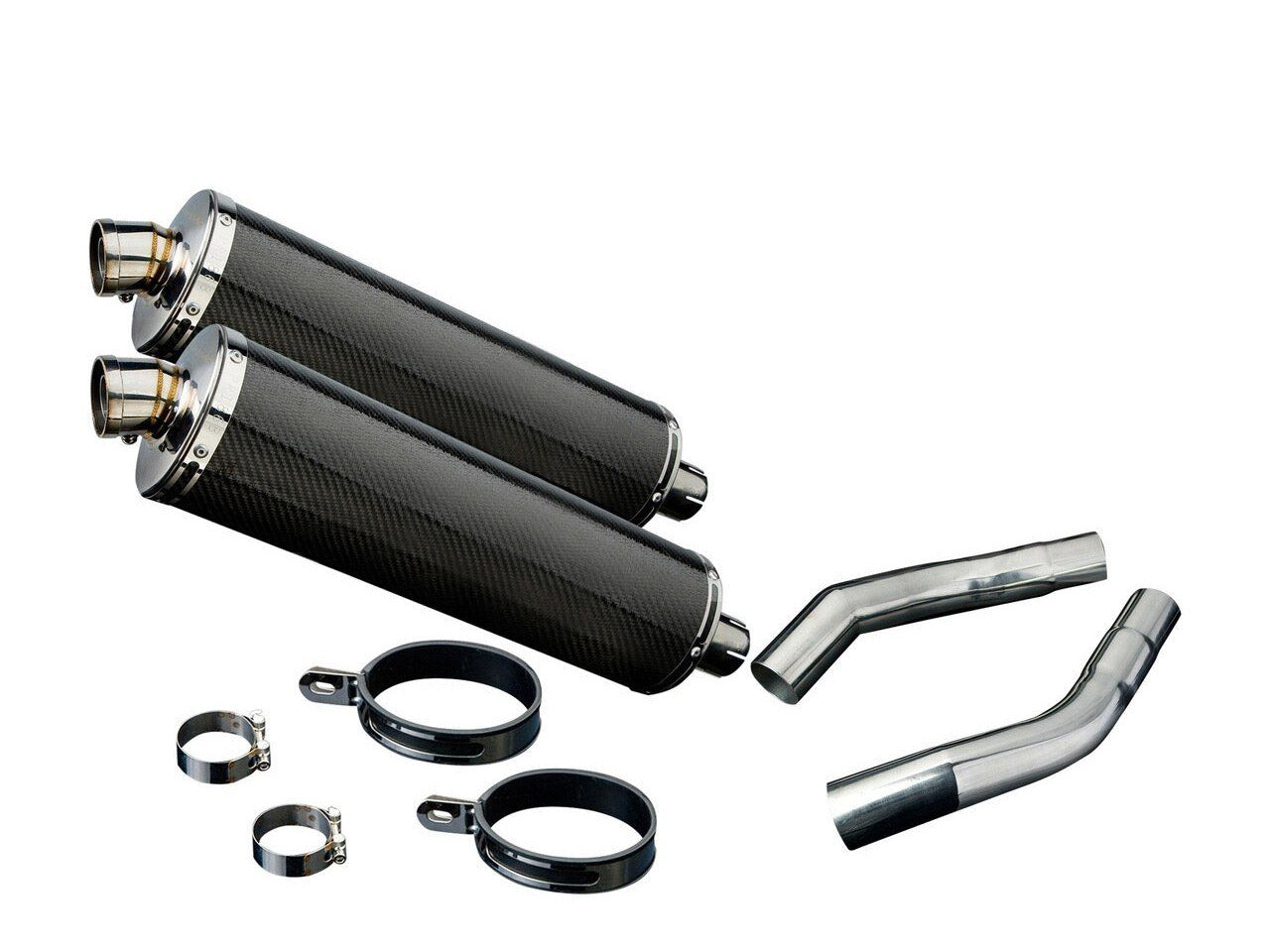 DELKEVIC Honda ST1300 (02/16) Slip-on Exhaust Stubby 18" Carbon