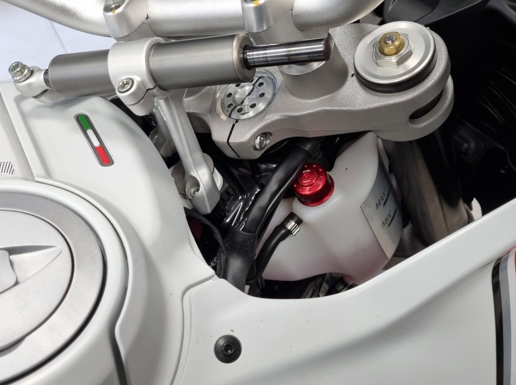 TA150 - CNC RACING Ducati Radiator Expansion Tank Cap – Accessories in the Factory Racing Motorcycle Aftermarket Accessories and Parts Online Shop