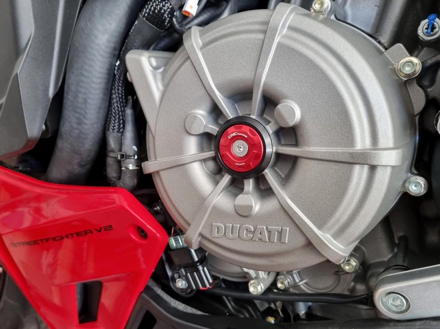 TA170 - CNC RACING Ducati Panigale / Streetfighter V2 Generator Cover Plug – Accessories in the Factory Racing Motorcycle Aftermarket Accessories and Parts Online Shop