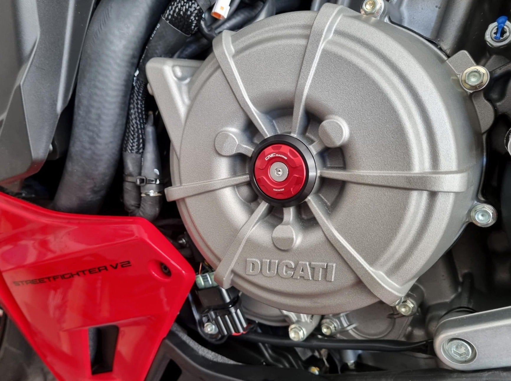 TA170 - CNC RACING Ducati Panigale / Streetfighter V2 Generator Cover Plug – Accessories in the Factory Racing Motorcycle Aftermarket Accessories and Parts Online Shop