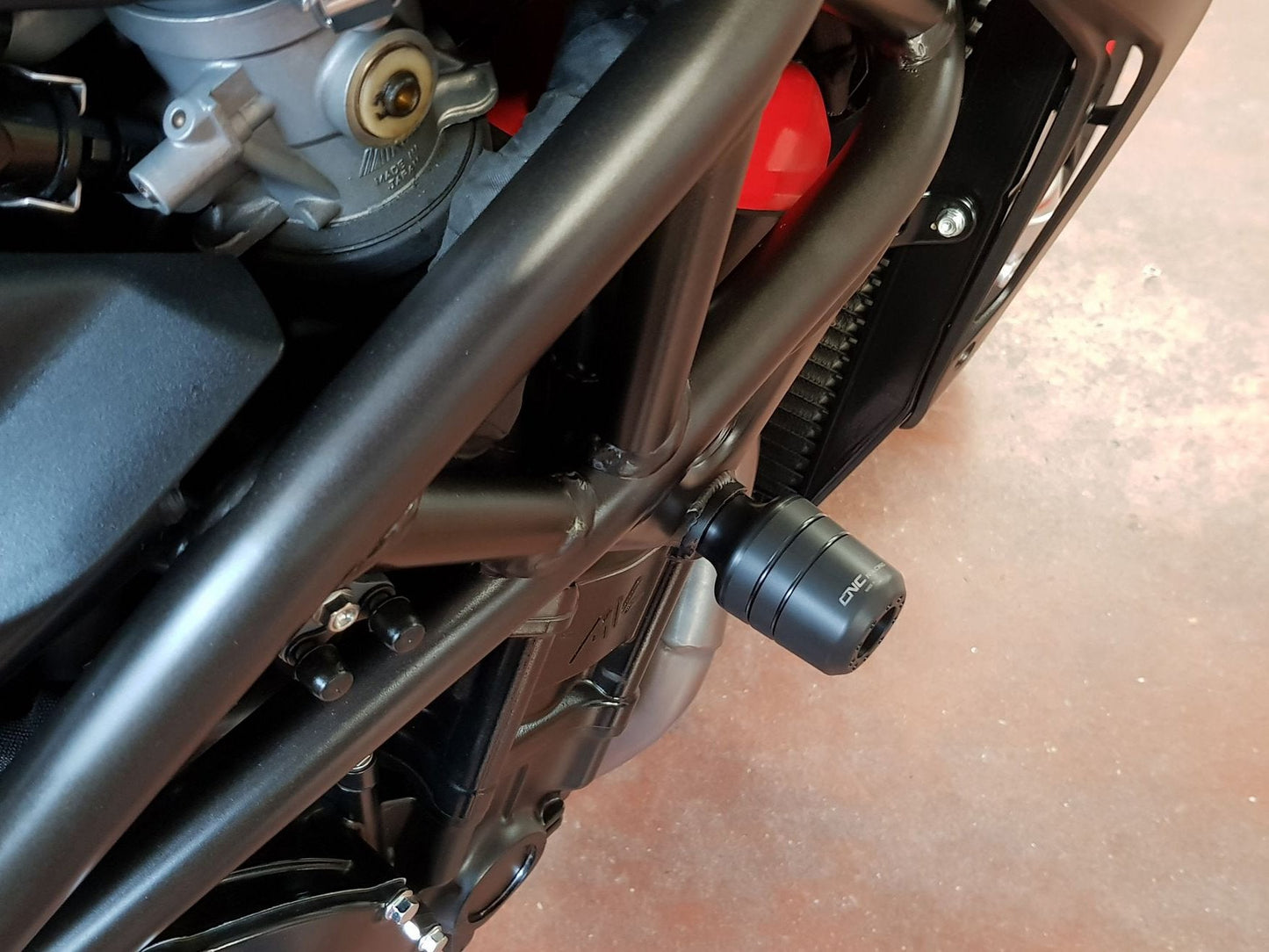 TC317 - CNC RACING MV Agusta Brutale Frame Crash Protection Sliders