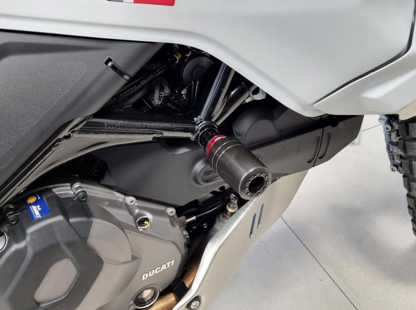 TC320 - CNC RACING Ducati DesertX (2022+) Frame Crash Protection Sliders – Accessories in the Factory Racing Motorcycle Aftermarket Accessories and Parts Online Shop