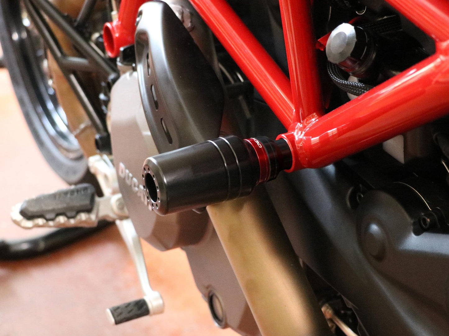 TC320 - CNC RACING Ducati Hypermotard 950 Frame Crash Protection Sliders – Accessories in the Factory Racing Motorcycle Aftermarket Accessories and Parts Online Shop