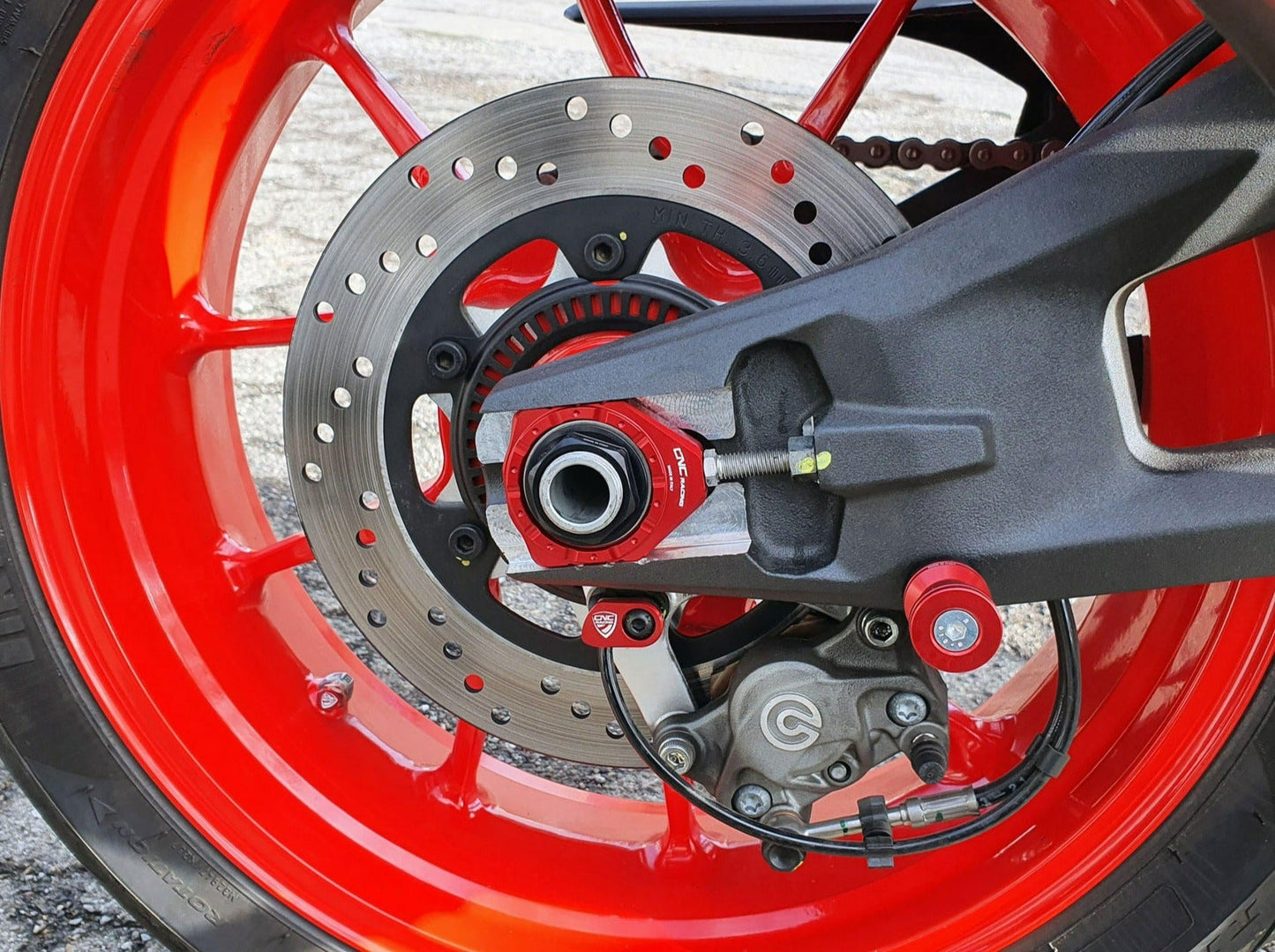 PR202 - CNC RACING Ducati Steel ABS Sensor Protection – Accessories in the Factory Racing Motorcycle Aftermarket Accessories and Parts Online Shop