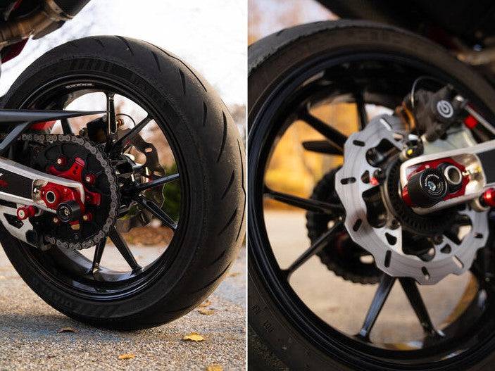 CNC RACING TD016 Ducati Monster 937 / Hypermotard 698 Mono Chain Adjuster With Crash Pad – Accessories in the Factory Racing Motorcycle Aftermarket Accessories and Parts Online Shop