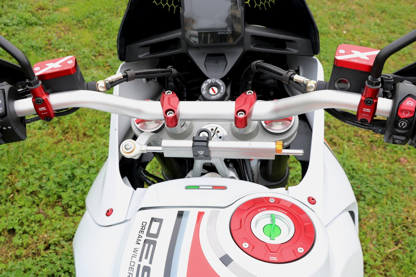 TF201 - CNC RACING Ducati DesertX (2022+) Front Brake Fluid Tank Cap – Accessories in the Factory Racing Motorcycle Aftermarket Accessories and Parts Online Shop